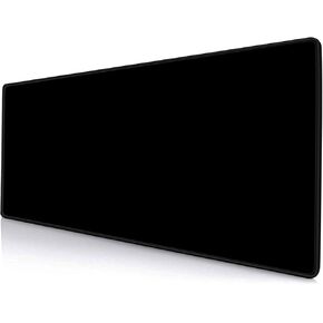 Hokafenle Large Gaming Mouse Pad, XL Extended Desk Keyboard Mouse Mat with Stitched Edge, Black Line Non-Slip Computer Mousepad for Office Laptop, 31.5x11.8inch