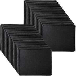 50 Pack Mouse Pad,Mousepads Bulk with Non-Slip Rubber Base,Gaming Mouse Pads,Computer Mouse Pad with Stitched Edge,Black Mouse Pad for Office,Home,7.09x8.66 inch