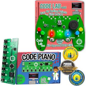 حزمة مجموعة الترميز: Code Lab Mini + Code Piano From Let's Starting Coding