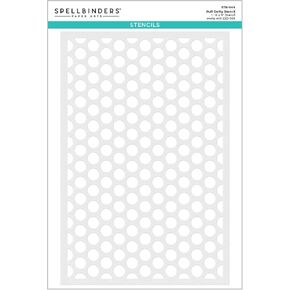 Spellbinders Papercrafts ، Inc spellbinders stencil-puff dotty-layered ، رمادي