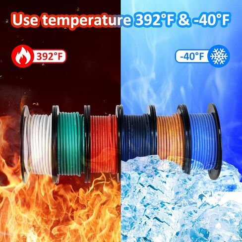 سلك كهربائي قياس 22 8 موصلات، سلك ترموستات 22AWG 32.8FT PVC مجدول، كابل LED منخفض الجهد 22/8، سلك طاقة تمديد مرن، سلك ربط الكابل النحاسي المعلب in Saudi Arabia