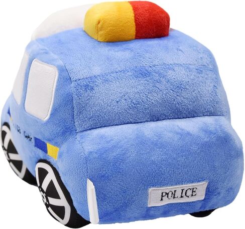سيارة الشرطة الناعمة ذات الأبقار المحشوة لعبة Super Cute Blue Squad Squad Plushie هدايا ممتازة للأطفال أو حفلة عيد ميلاد 11 بوصة (سيارة الشرطة) in Kuwait
