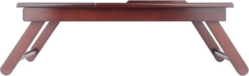 Winsome Anderson, Flip Top with Drawer, Foldable Legs Lap Desk, Teak, 25.37x13.78x8.06 in Kuwait