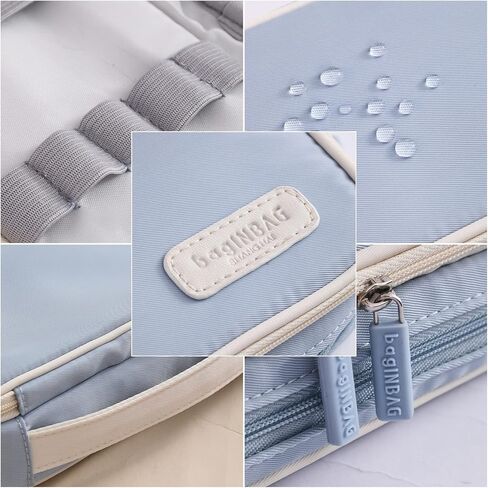 منظم علبة قلم رصاص صغير مع سستة ， حقيبة قلم رصاص خفيفة جمالية ، حقيبة قلم رصاص خضراء للرجال والنساء in Kuwait