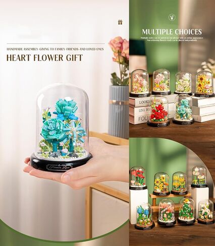 باقات Jollcnoia Dandelion Home Building مع غطاء الغبار - الإبداع Housewarming ، هدية مثالية للإبداع للأمهات والنساء in Kuwait