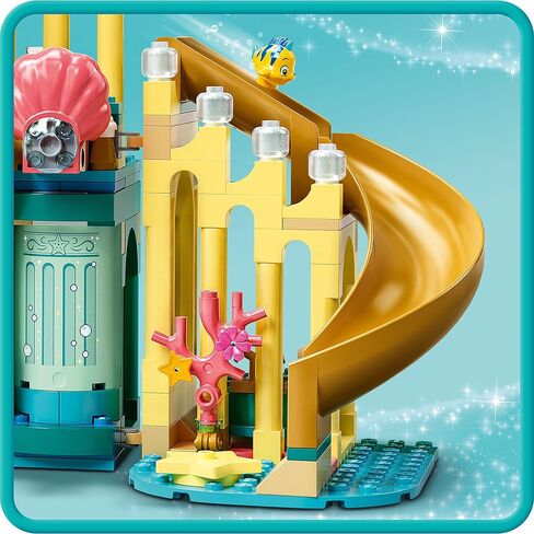LEGO 43207 Disney Ariel's Underwater Palace, Building Set, Princess Castle Toy, with Mini Mermaid Doll and Dolphin Toys in Saudi Arabia
