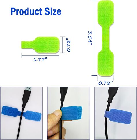30 Pcs Multi-Color Cable Labels, Write On Cord Labels Wire Labels, Electronic Cable Identification Tags for Electronics, Computers Cable Management and Identification, Assorted Colors in Kuwait