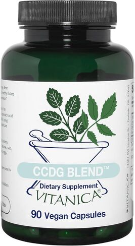 Vitanica CCDG Blend - Immune Support Supplement - DIM Supplement with Turkey Tail Mushroom, Turmeric & Green Tea - Vegan Supplement for Immune Support - Consumer Line - 90 Capsules in Kuwait