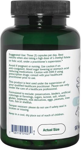 Vitanica CCDG Blend - Immune Support Supplement - DIM Supplement with Turkey Tail Mushroom, Turmeric & Green Tea - Vegan Supplement for Immune Support - Consumer Line - 90 Capsules in Kuwait