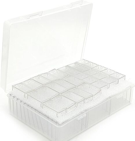 ZHX 72PCS Clear Transparent Window House Building Brick Toy Classic Flat Plates Pieces and Parts Block Compatible with Major Brands (White Mix) in Kuwait