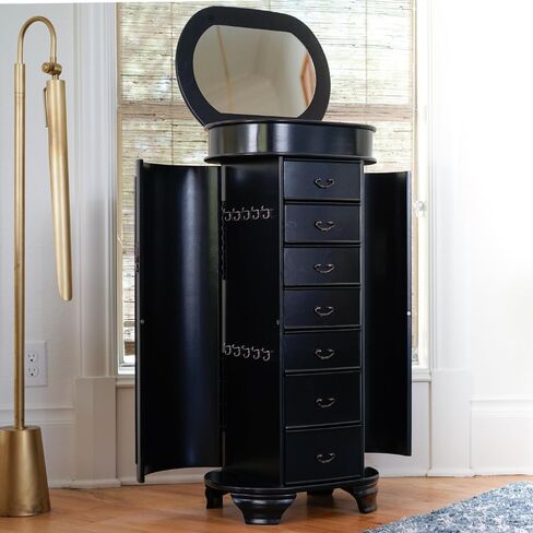 حامل مجوهرات Alveare Home Delilah أسود in Kuwait