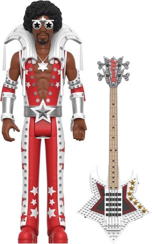 Super7 Bootsy Collins تفاعل الأشكال الموجة 03 - Footsy Collins (Glow) الشكل in Kuwait