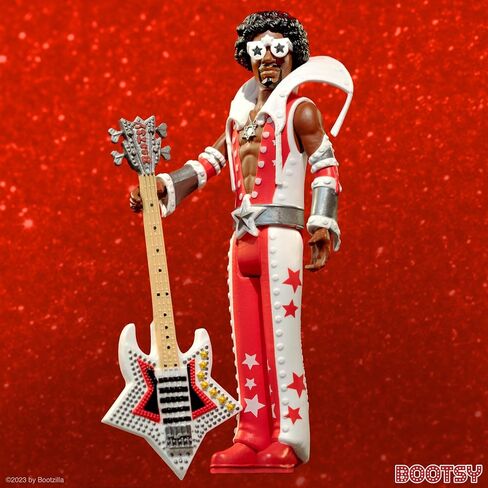 Super7 Bootsy Collins تفاعل الأشكال الموجة 03 - Footsy Collins (Glow) الشكل in Kuwait