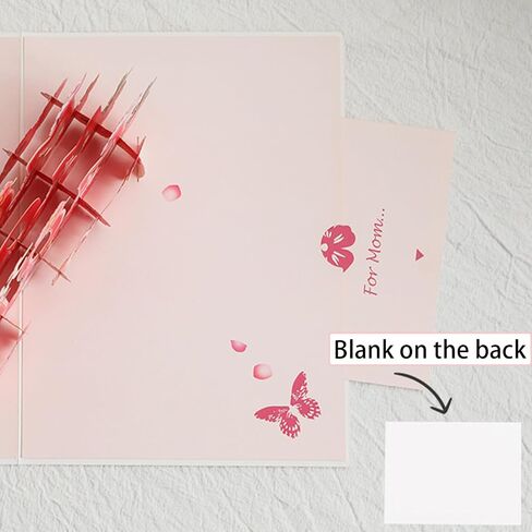 Mothers Day Pop Up Greeting Cards three-dimensional paper carving 3D Mothers Day Card for Mom Grandma, Best Mom Gift from with Envelope Blank Note To Give mom gift Thanksgiving Greeting Card in Kuwait