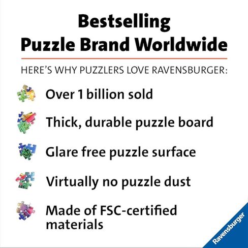 Ravensburger Dean Macadam Most Everyone is Mad 1000 Piece Jigsaw Puzzle for Adults - 12000490 - Handcrafted Tooling, Made in Germany, Every Piece Fits Together Perfectly in Saudi Arabia
