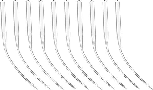 SING F LTD 10Pcs Blindstitch Curve Sewing Machine Needles LWx6T LWx2T, 80/12 Needles Suitable for Household Sewing Machines Portable Blind Hemmer Sewing Machine,Blind Stitch Machine in Saudi Arabia