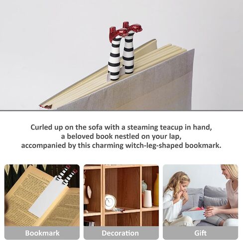 Funny Bookmarks for Women Creative DIY Graduation Gift Bookmark for Kids & Adults Unique Witch Book Desk Decor for Book Lovers Gift Ideas for Mother’s Day, Fathers Day (Red) in Saudi Arabia