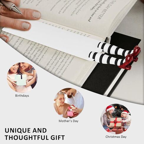 Funny Bookmarks for Women Creative DIY Graduation Gift Bookmark for Kids & Adults Unique Witch Book Desk Decor for Book Lovers Gift Ideas for Mother’s Day, Fathers Day (Red) in Saudi Arabia