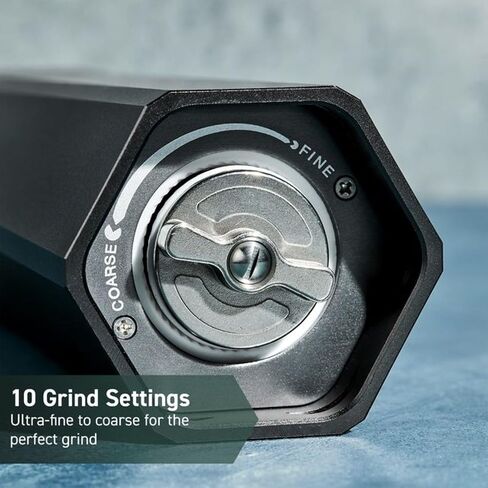 مجموعة مطحنة الملح والفلفل HexClad مع مطاحن احترافية قابلة للتعديل وأغطية لا تسبب الفوضى in Kuwait