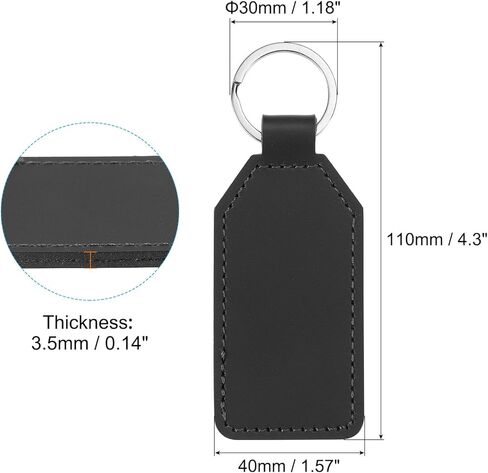 PATIKIL Sublimation Keychain Blanks Key Fob DIY in Kuwait