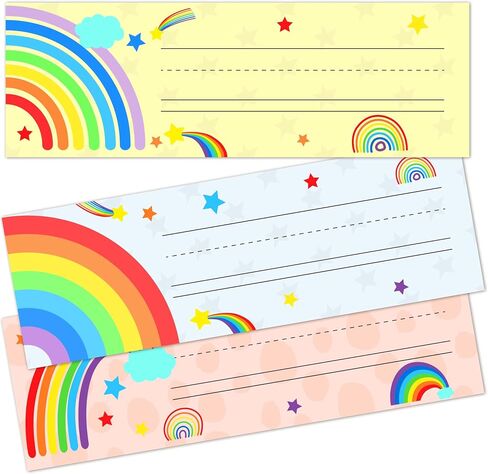 Name Tags for Classroom Cubbies, 30 Greenery Name Plates for Desks, Back to School Self Adhesive Name Tags Sticker for Teachers Elementary - A08 in Kuwait