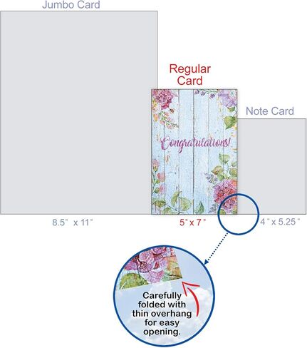 The Best Card Company - Congratulations Greeting Card with Envelope - Beautiful Appreciation, Celebration Card - Scripture Birds C7108ICGG in Kuwait