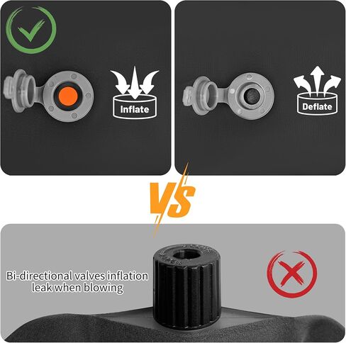 ONTYZZ Blue Inflatable Air Seat Cushion Lightweight Inflatable Seat Stadium Seat Travel Cushion for Stadium Hiking Office Airplane in Kuwait