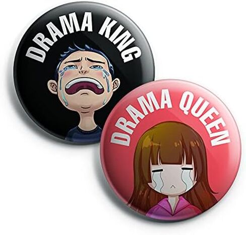 Creanoso Fun Theater Button Pinback Buttons (1-Set X 10 Buttons) - Classroom Reward Incentives for Men Women - Stocking Stuffers Party Favors - Accessory Pin for Adults in Saudi Arabia