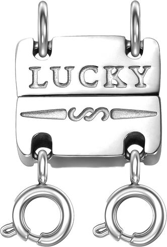 DailyAcc Lucky Necklace Netering Clasp 18k الذهب والفضة القائدة القلادة القوية لفريق Looke Look in Kuwait