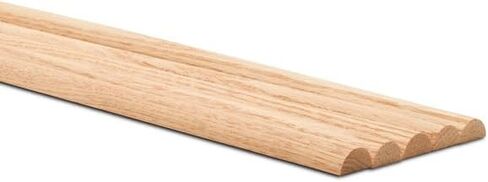 تقسيم قضبان Dowel Dowel 1/2 بوصة × 36 بوصة ، حزمة من 25 مصبوب مزدحمة غير مكتملة لجدار ميزة DIY و Dowel ، بواسطة نقار الخشب in Kuwait
