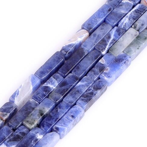GEM-Inside 4x13mm Natural Green Aventurine Jade Rectangular Square Tube Cube Cuboid Column Semi Precious Chakras Stone Beads Gree for Jewelry Making DIY Handmade Craft Supplies 15" in Kuwait