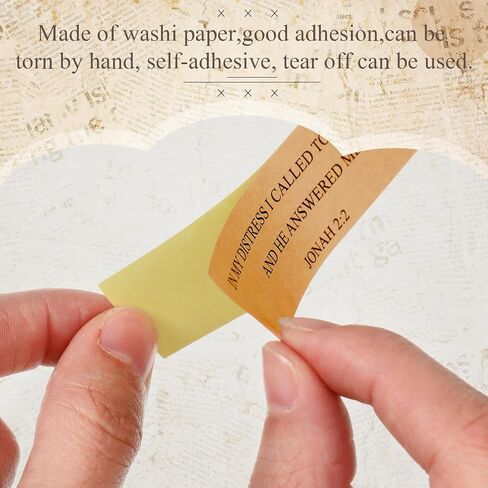 Colarr 50 Sheets Bible Scrapbook Stickers Vintage Aesthetic Bible Quote Stickers Inspirational Christian Scrapbooking Stickers for Bible Journaling Supplies Journal Collage Album(Boho) in Saudi Arabia