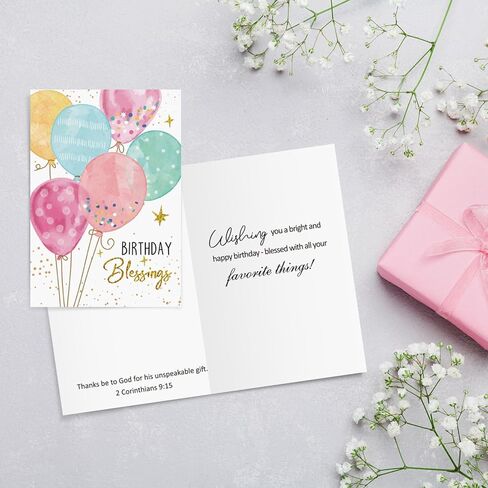 24 Pcs Secret Sister Greeting Cards with Scripture for Christian Women Secret Sister Cards with Envelopes Stickers for Women Birthday Christmas Easter Thinking of You All Occasion(Style1) in Kuwait