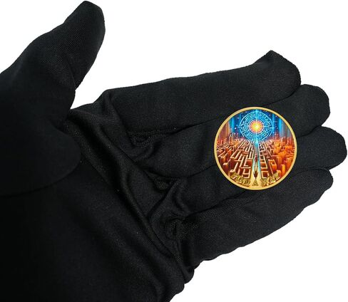 Time Traveler Challenge Coin | Celebrating Resilience and Personal Growth with Inspirational Tokens and Medallions for Overcoming Life's Challenges | Ideal Gifts for Women & Men in Kuwait