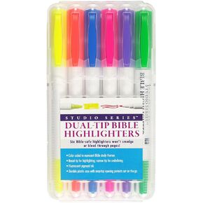 Bible Dual-Tip Highlighters (6-piece Set)