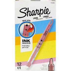 SHARPIE Accent Accent Liquid Pen Style Highlighter, Chisel Tip, Fluorescent Orange, 12/Pack (1754466)