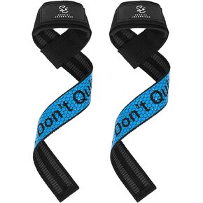 Wrist Straps for Weightlifting - Two-Sided Anti Slip Silicone Grip & Premium Padded Neoprene - Durable Gym Lifting Straps for Men and Women - Ideal for Bodybuilding & Powerlifting