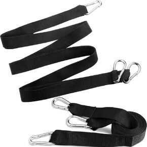 2 Pcs Strap for Weighted Sled Training Sled Workout Equipment Nylon Sled Harness Sled Pulling Belt Trainer Sled Pulling Straps Allow for 2 Point Attachment, Suit for Improving Speed Endurance strength