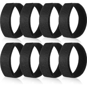 8 Pc Ankle Strap Boot Blouser Military Strap Band 1" Hook & Loop Blousing Garter