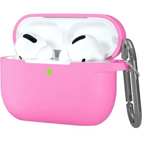 Night-Glow AirPods Pro Case Cover, Hamile Silicone Cases with Keychain Accessories for Apple Airpod Pro 1st/2nd Case 2019 2022, Women Men