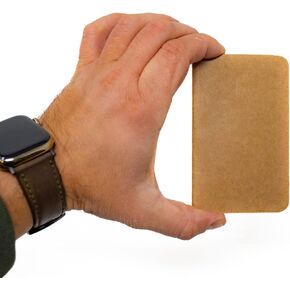 Pocket Notebook, 2 Pack Softcover Mini Journals 2.5" x 4" Kraft Brown Notebook Extra Small Memo Notepad for Men Women Kids Traveler Author 54 perforated pages