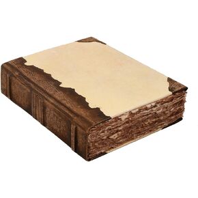 LEATHER VILLAGE Handmade Rustic Vintage Leather Journal - 200 Pages, 8"X6"(A5), Brown - Writing Notebook Sketchbook - Book of Shadows/Spell - Leather Bound Antique Diary