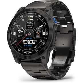 Garmin D2™ Mach 1 Pro, Aviator Smartwatch with GPS Moving Map, Aviation Weather, Health and Wellness Features, AMOLED Display, and Built-in Flashlight