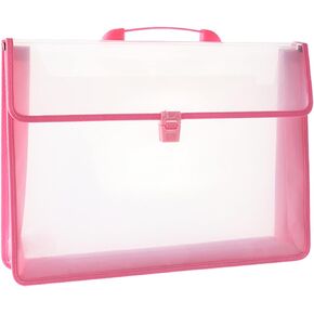 12x16.5 Portfolio A3 PP Plastic Transparent Oxford Cloth Edge Waterproof Black 1 Pack