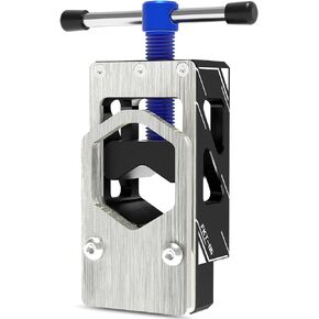 Bike Saw Guide for Road Mountain Bike Fork Steerer, Seat Post, Bicycle Handlebar, Adjustable Cut Saw Guide for Cutting