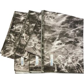 BUILTCOOL Adult Cooling Towel - Men & Women Chilly, Lightweight, Soft, Neck and Face Cooling Towel for Sport, Camping, Hunting, One Size, Black, 3 Pack