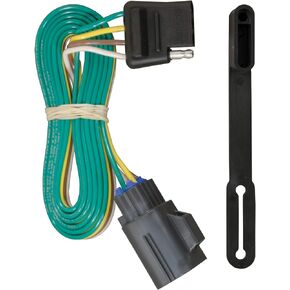 CURT 56245 Vehicle-Side Custom 4-Pin Trailer Wiring Harness, Fits Select Chevrolet Traverse, GMC Acadia, Buick Enclave