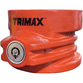 Trimax TFW80HD 5th Wheel King Pin Lock , Red