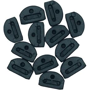 12pcs Guitar String Ties BridgeBeads Bridge Beads for Acoustic Classical Guitar Nylon String Guitar Ukulele Black