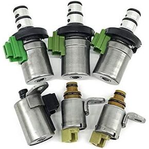 OEM 4F27E Transmission Shift EPC PWM Solenoid Kit Compatible with Mazda 2 3 5 6 CX-7 MPV 48420K-R FN4A-EL 6 pcs